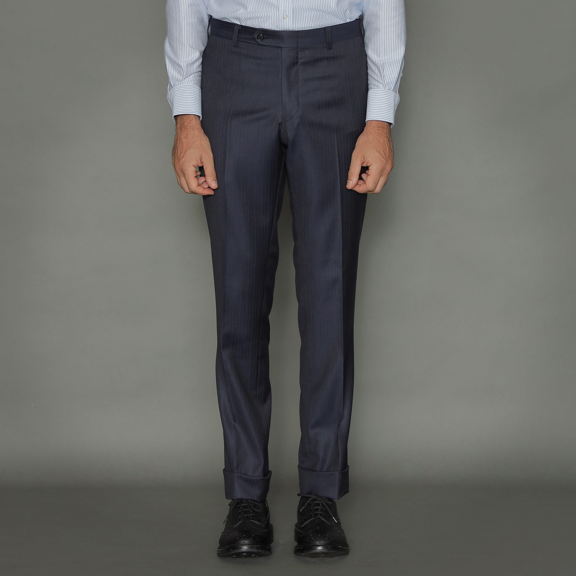 Promotion Mackintosh London New Bridge Luxury Deadstock ブルーグレーストライプスーツ Mackintosh London マッキントッシュ ロンドン 公式オンラインストア