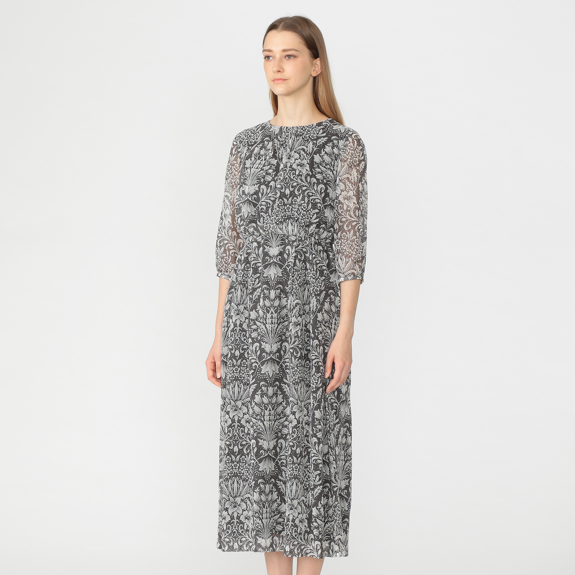 Promotion Mackintosh London イングリッシュフラワープリントワンピース Mackintosh London マッキントッシュ ロンドン 公式オンラインストア